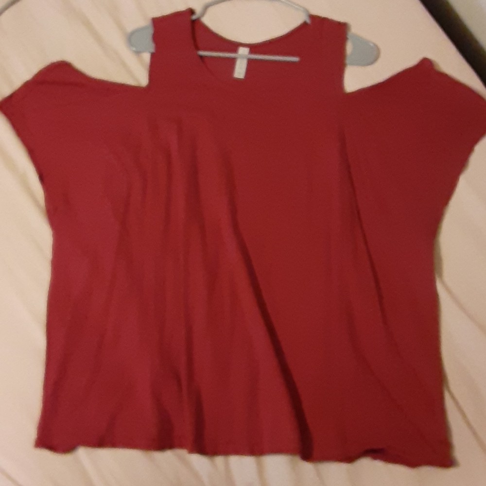 Red blouse